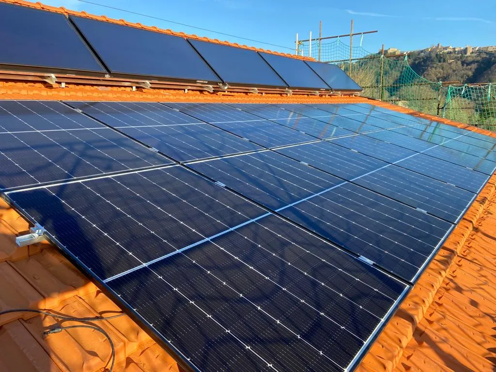 Solarthermie Anlage Toskana